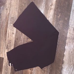 black super flared jeans